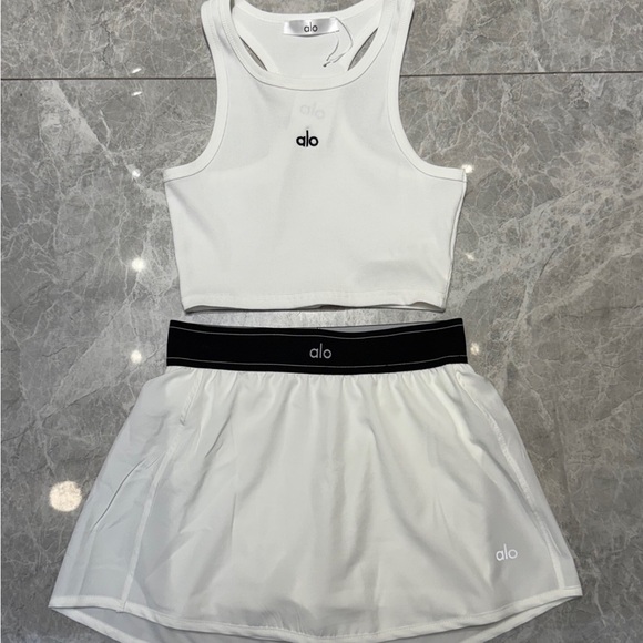 alo yoga black and white dress ALO main image 1